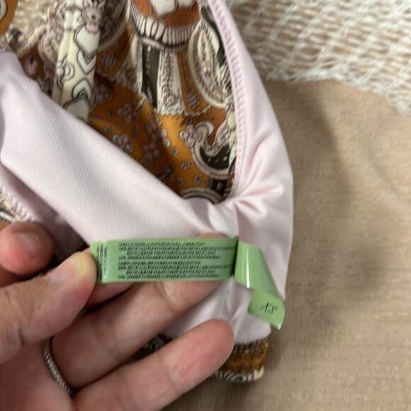 Anthropologie XS Alana Gunn Campbell High Waisted Bikini Swim Set - Picture 13 of 16
